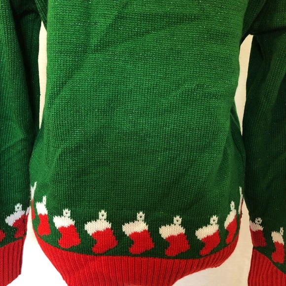 Holiday Hype Christmas Sweater Small Red/Green - Picture 9 of 12